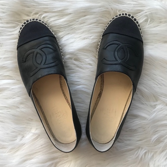 ‼️SOLD‼️ Chanel Black Espadrilles - Picture 2 of 8